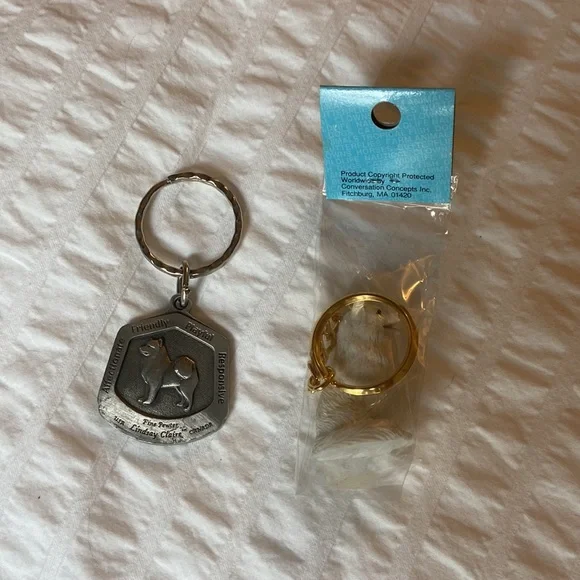 Two Samoyed keychains - Picture 2 of 2